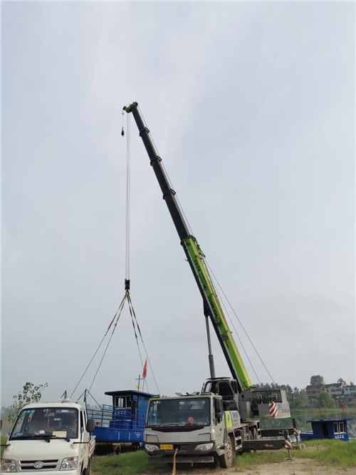 开鲁县桥梁建设吊装案例